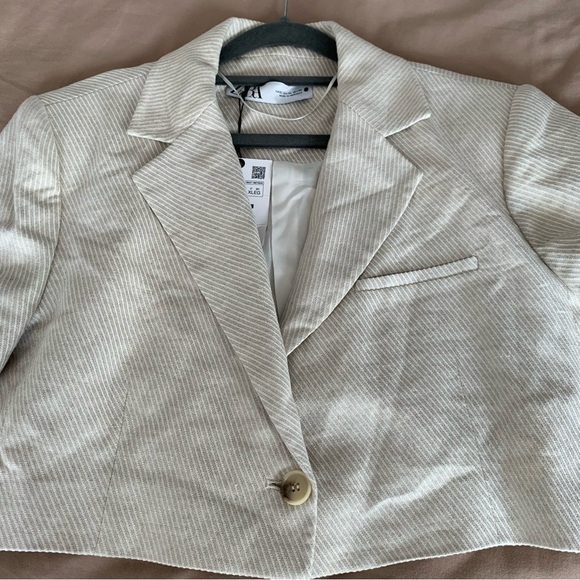 Zara SET Short Blazer & Pants Bloggers’ Favorite Rare Find Size XL - Picture 14 of 16